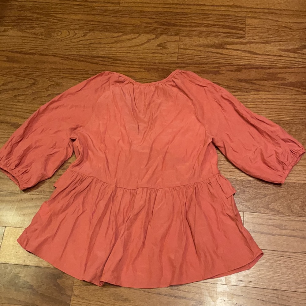 Pink Lily Ruffled Blouse - Picture 2 of 2